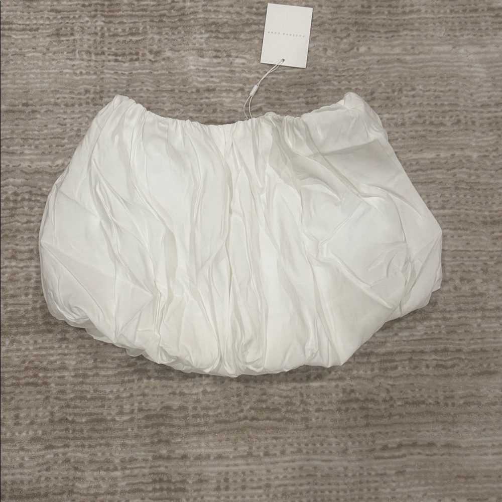 White Bubble tube top!